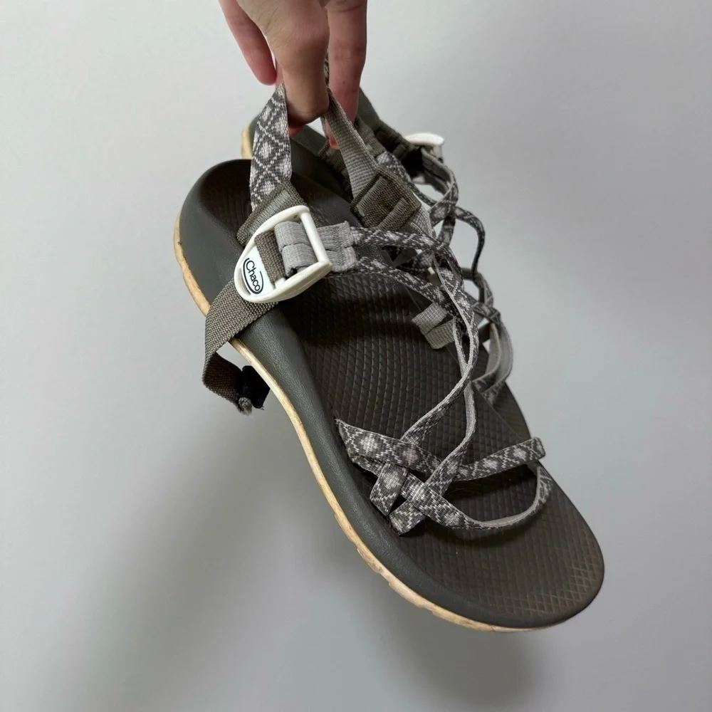 Chaco Kids 5 Gray Diamond ZX1 Outdoor Hiking Sandals